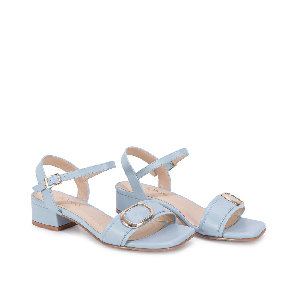 Sandalia D'Orsay Casual Celeste