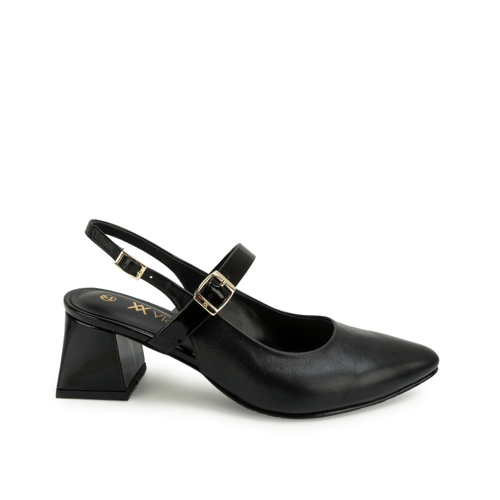 Zapato Stiletto Vestir Negro