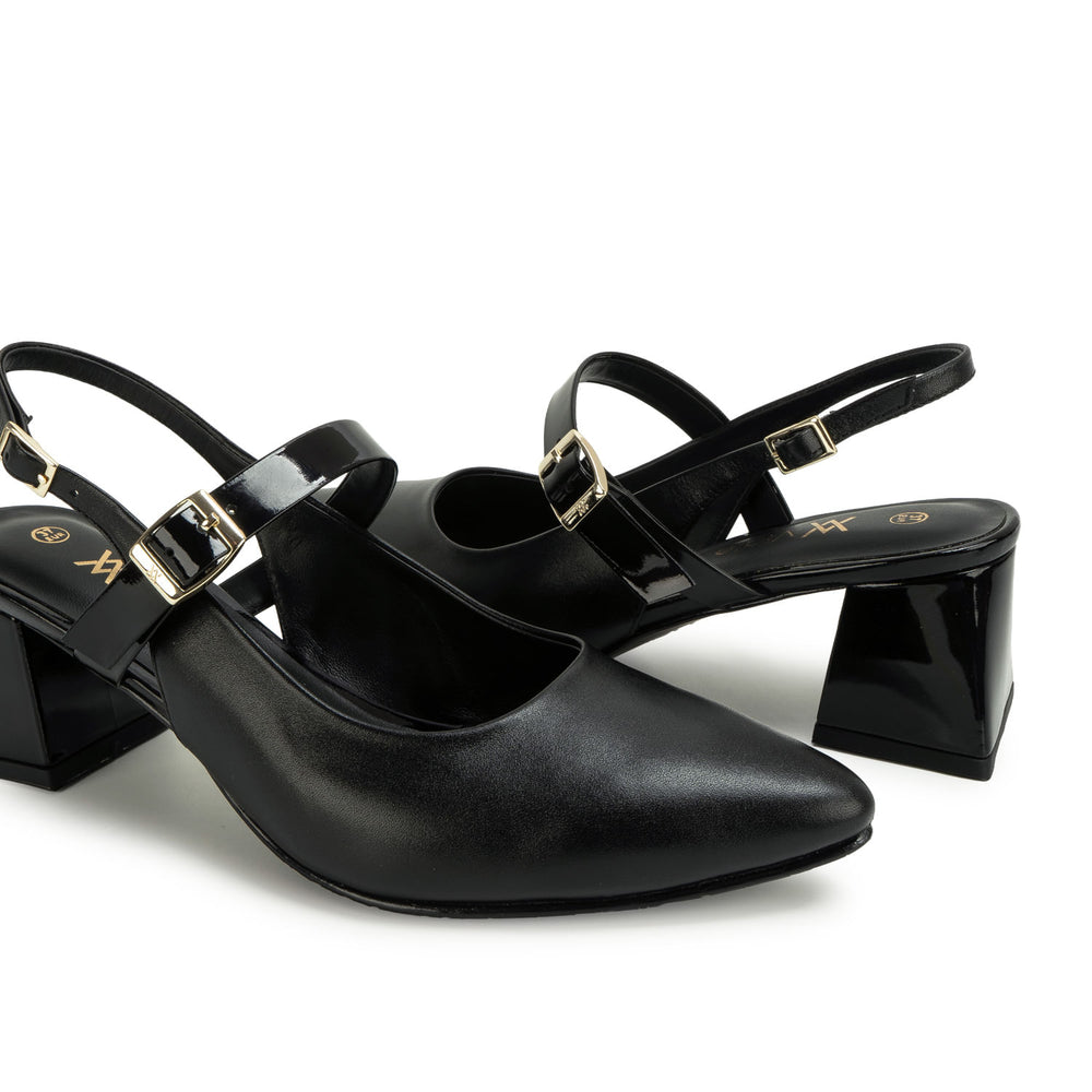 Zapato Stiletto Vestir Negro