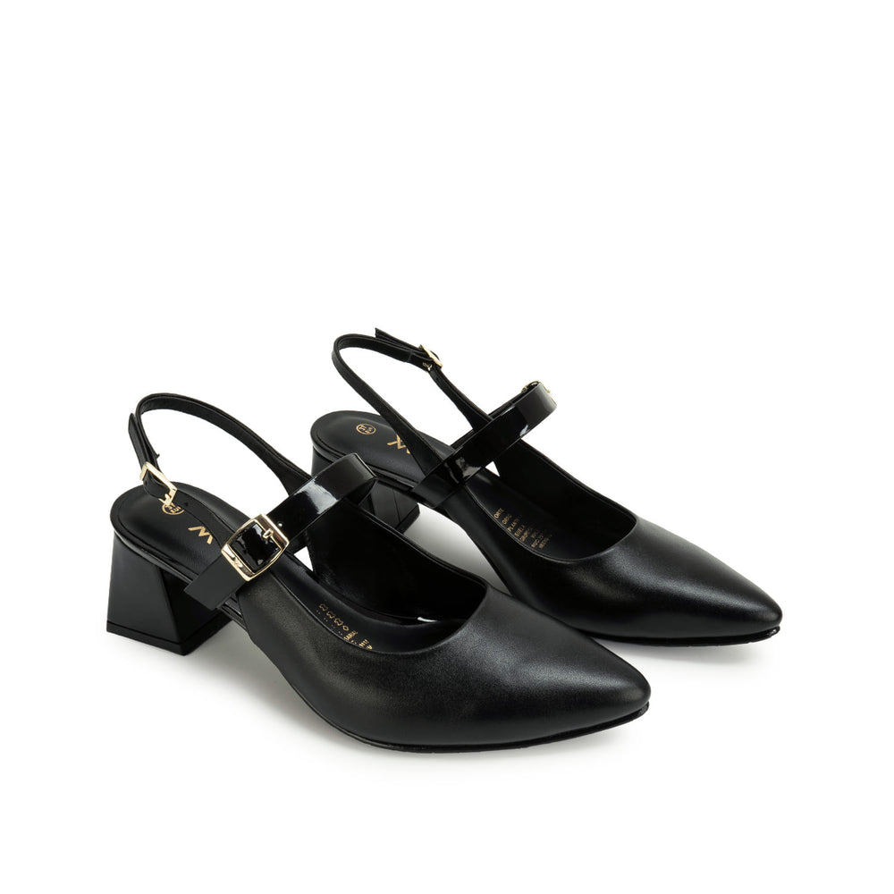 Zapato Stiletto Vestir Negro