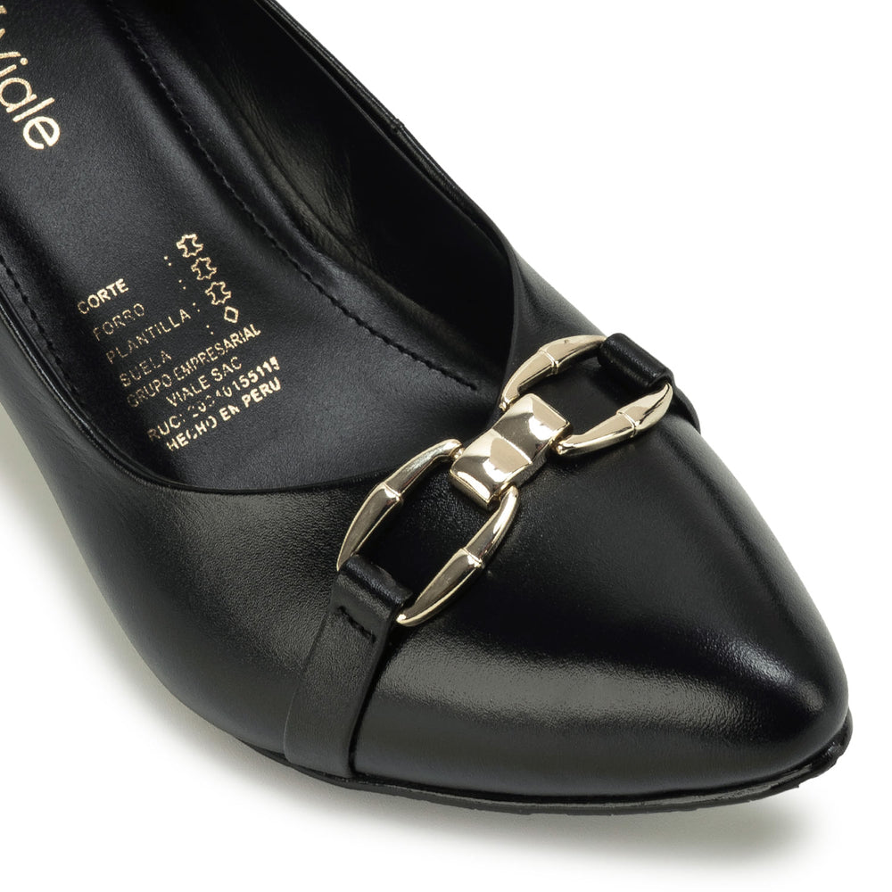 Zapato Reina Vestir Negro
