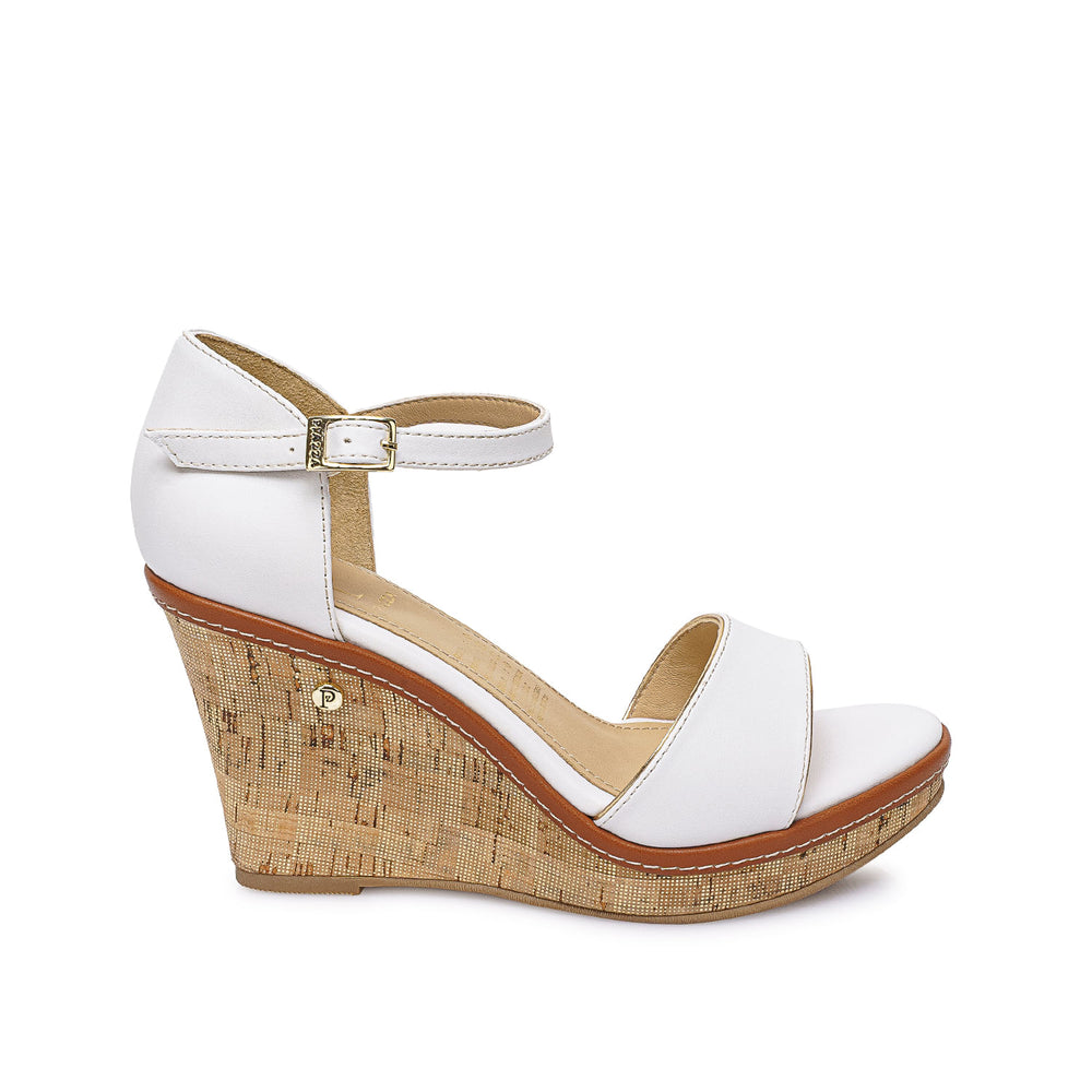 Sandalia D'Orsay Casual Blanco