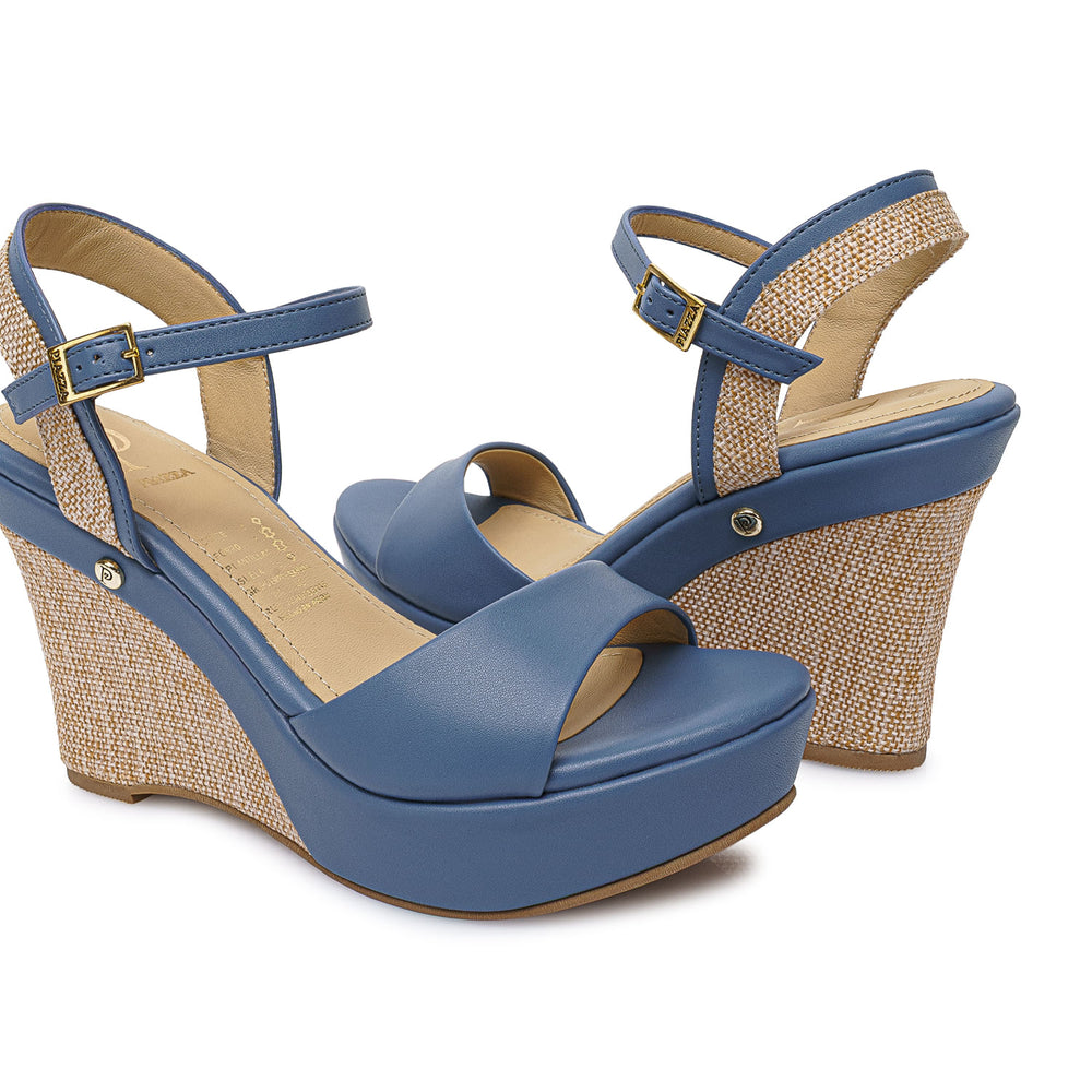 Sandalia D'orsay Casual Acero