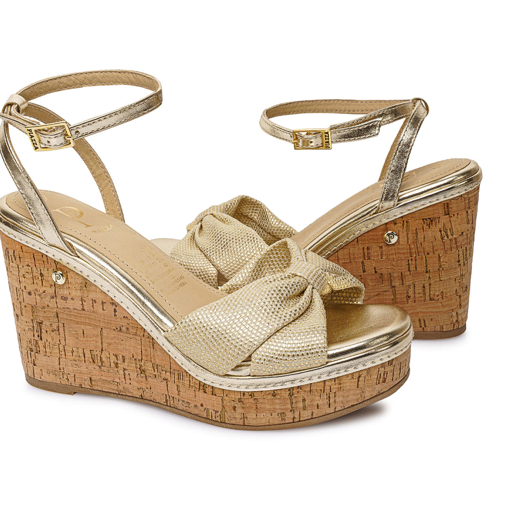 Sandalia D'orsay Casual Dorado