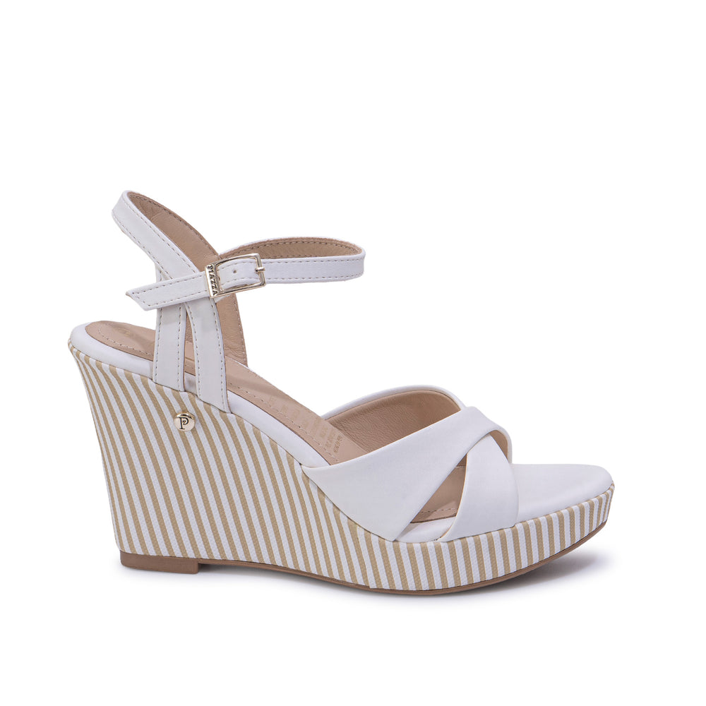 Sandalia D'Orsay Casual Blanco