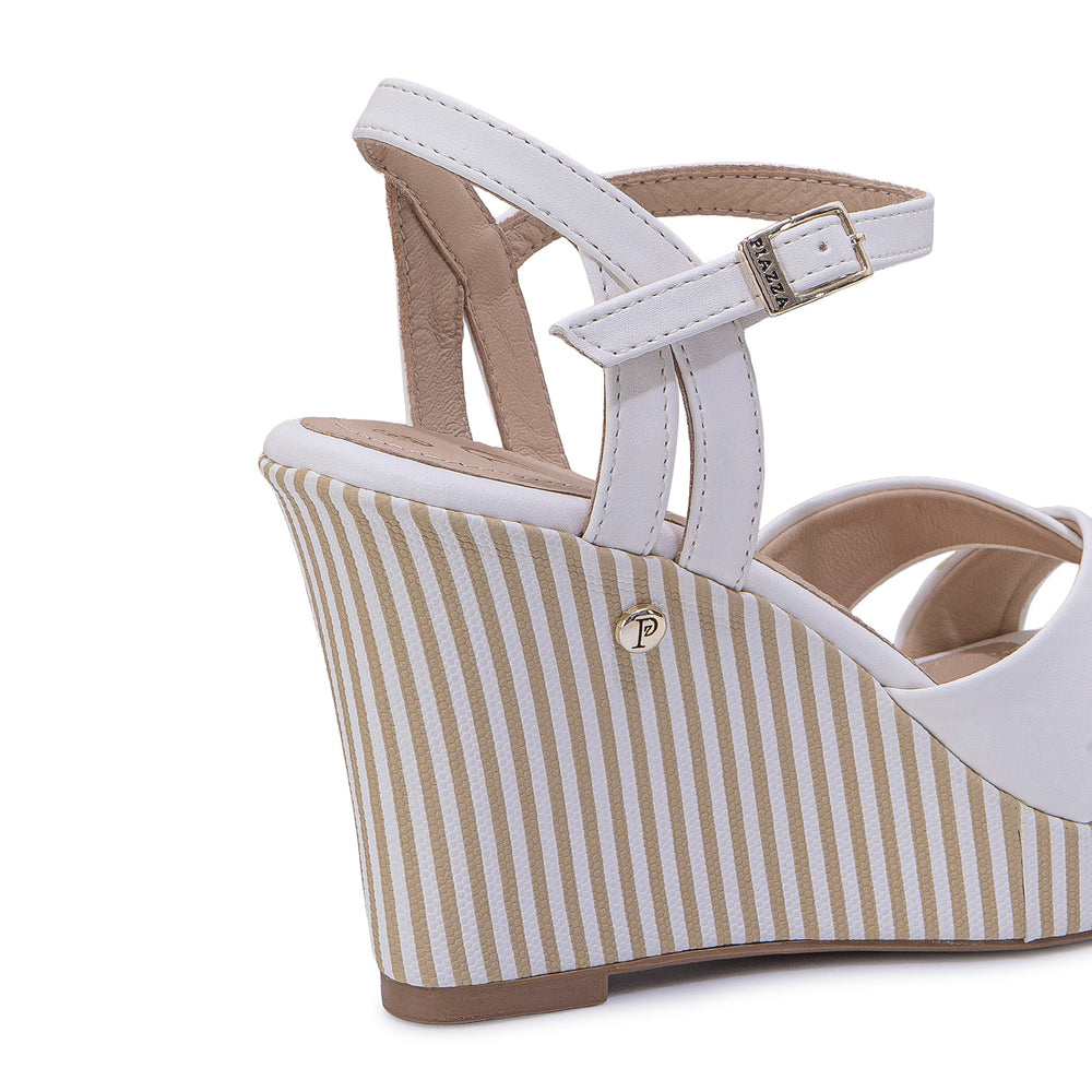 Sandalia D'Orsay Casual Blanco