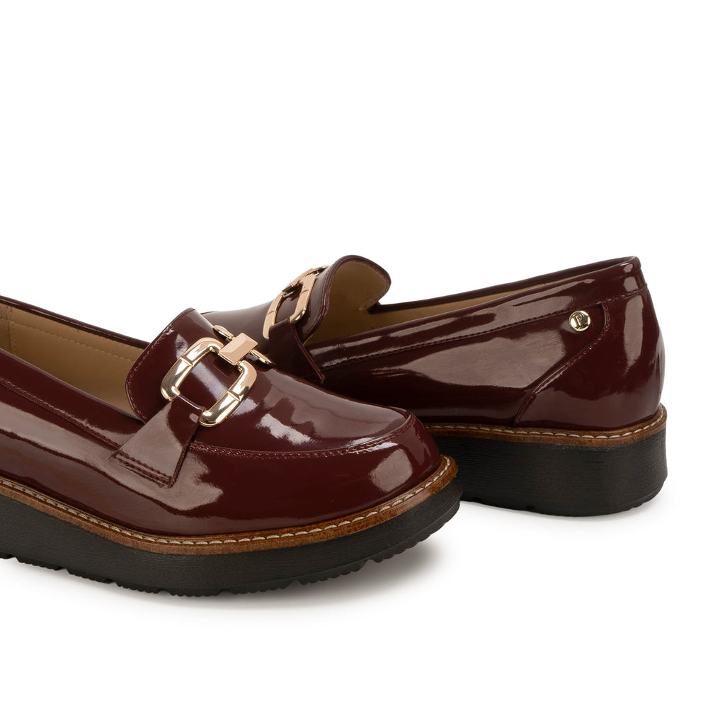 Zapato Mocasín Casual Cereza