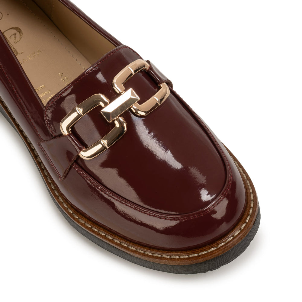 Zapato Mocasín Casual Cereza