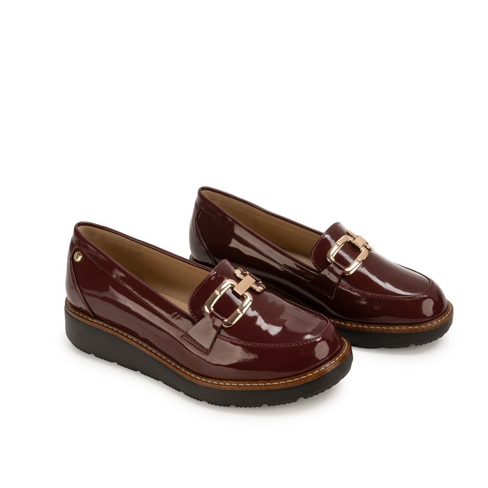 Zapato Mocasín Casual Cereza