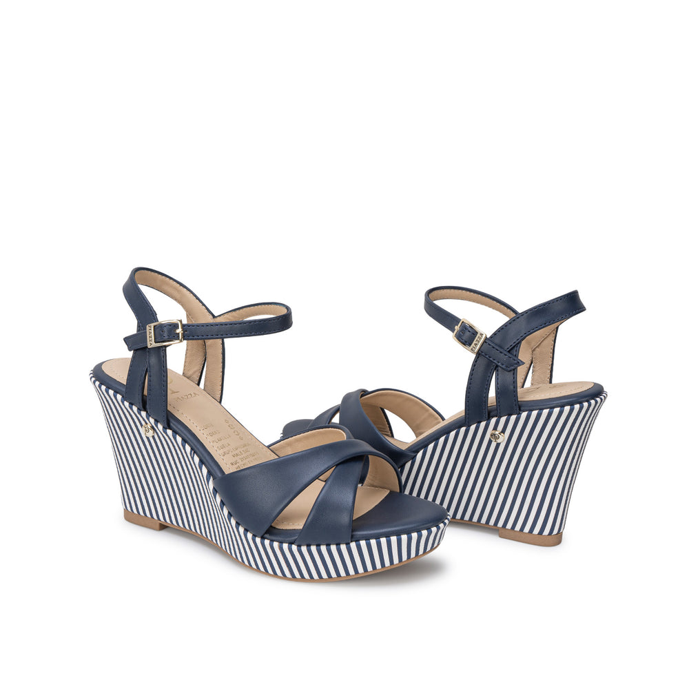 Sandalia D'Orsay Casual Azul