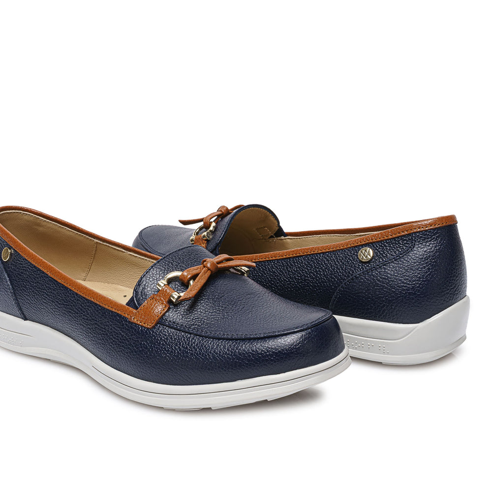 Zapato Mocasín Casual Azul
