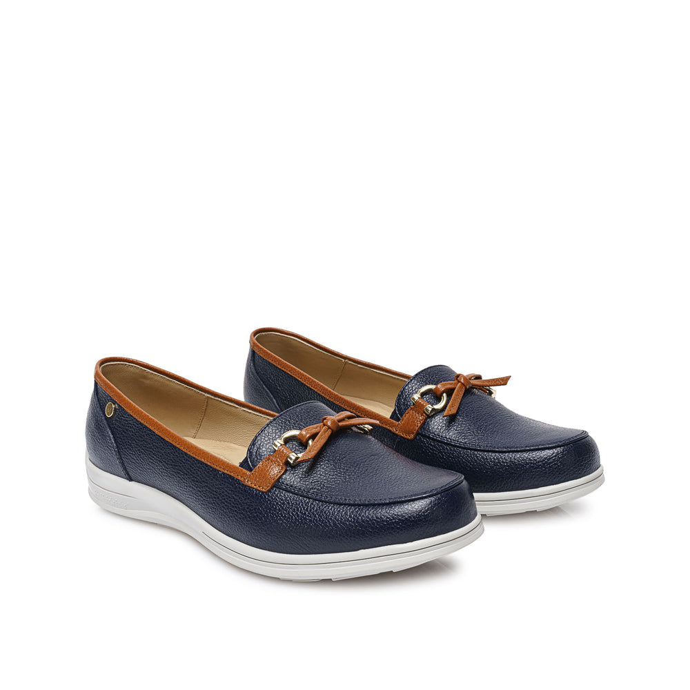 Zapato Mocasín Casual Azul