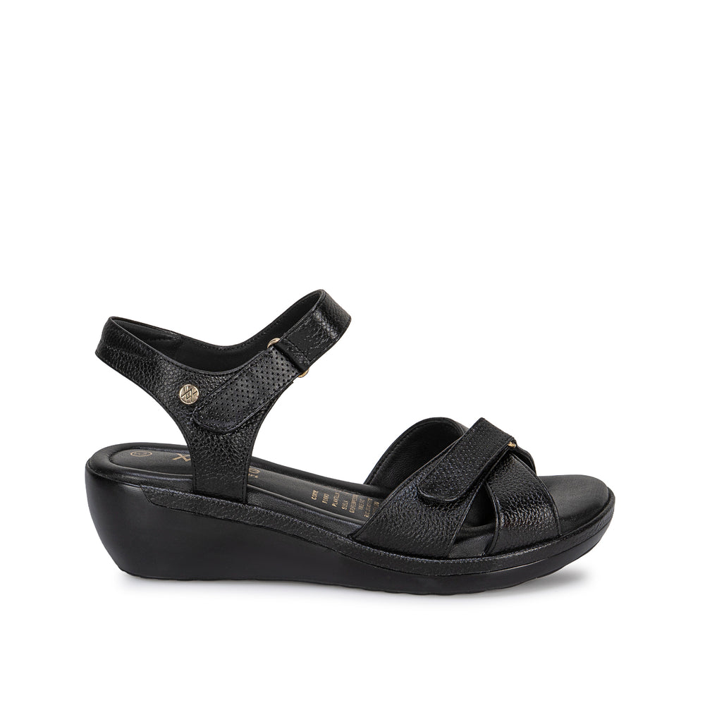Sandalia D'Orsay Casual Negro