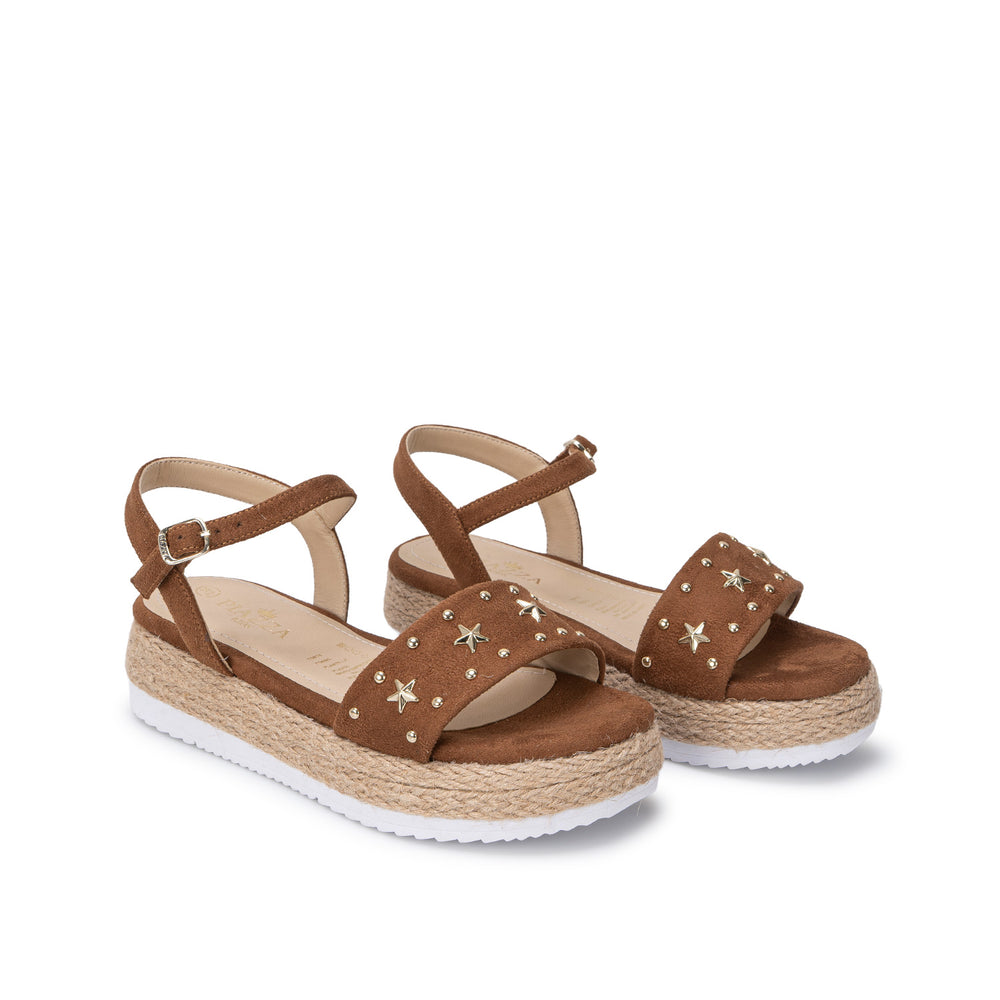 Sandalia D'Orsay Casual Caramelo