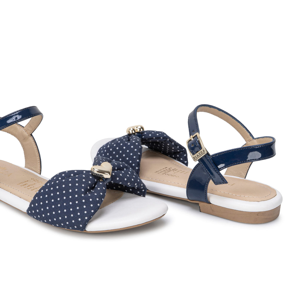Sandalia D'Orsay Casual Azul