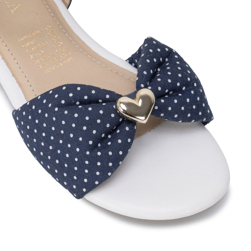 Sandalia D'Orsay Casual Azul