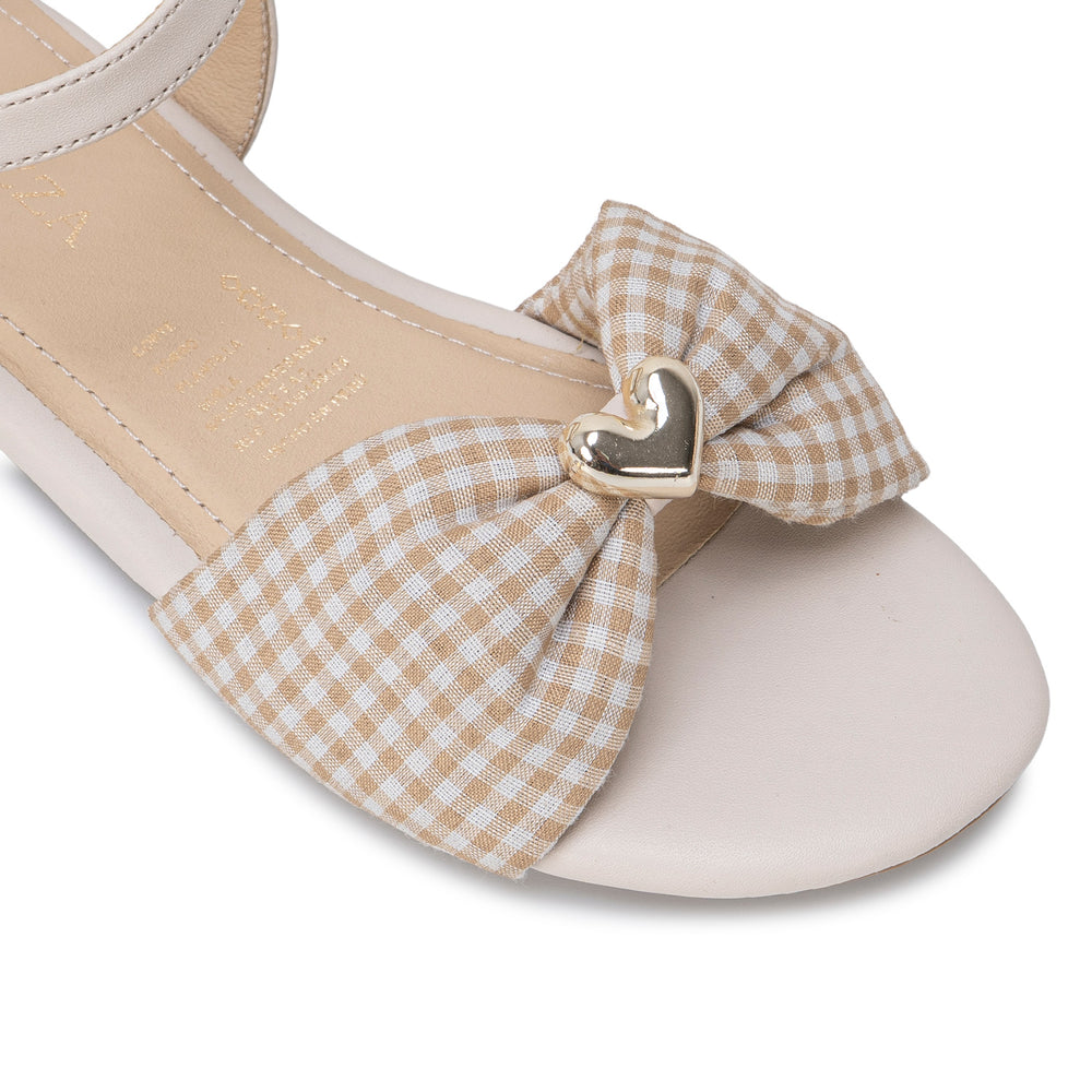 Sandalia D'Orsay Casual Beige