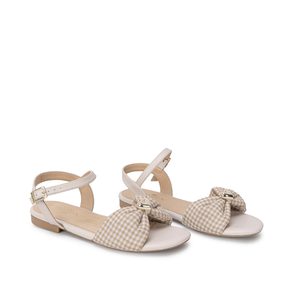 Sandalia D'Orsay Casual Beige