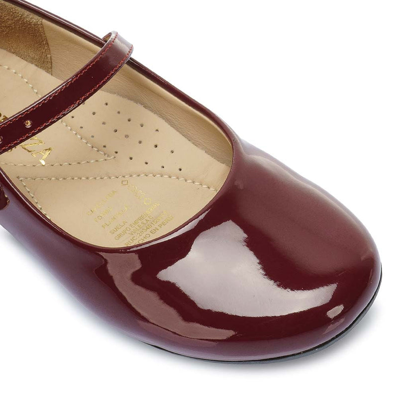 Zapato Ballerina Casual Vino