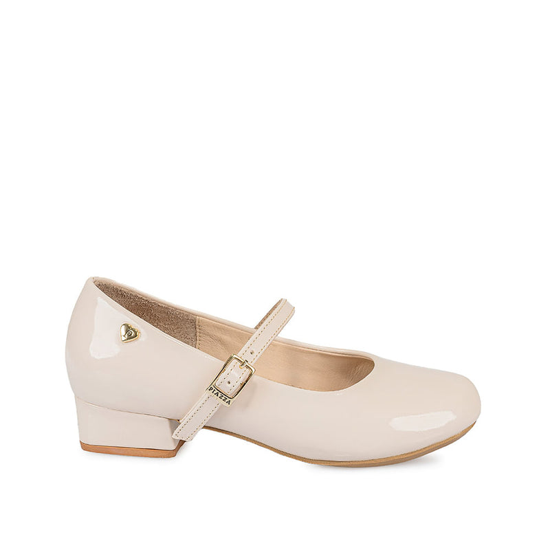 Zapato Ballerina Vestir Hueso