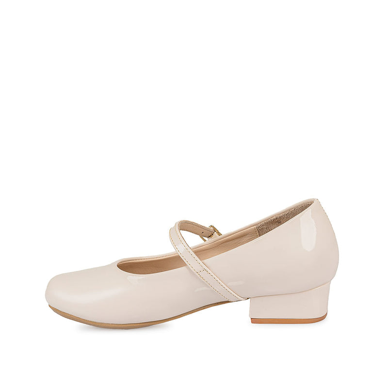 Zapato Ballerina Vestir Hueso