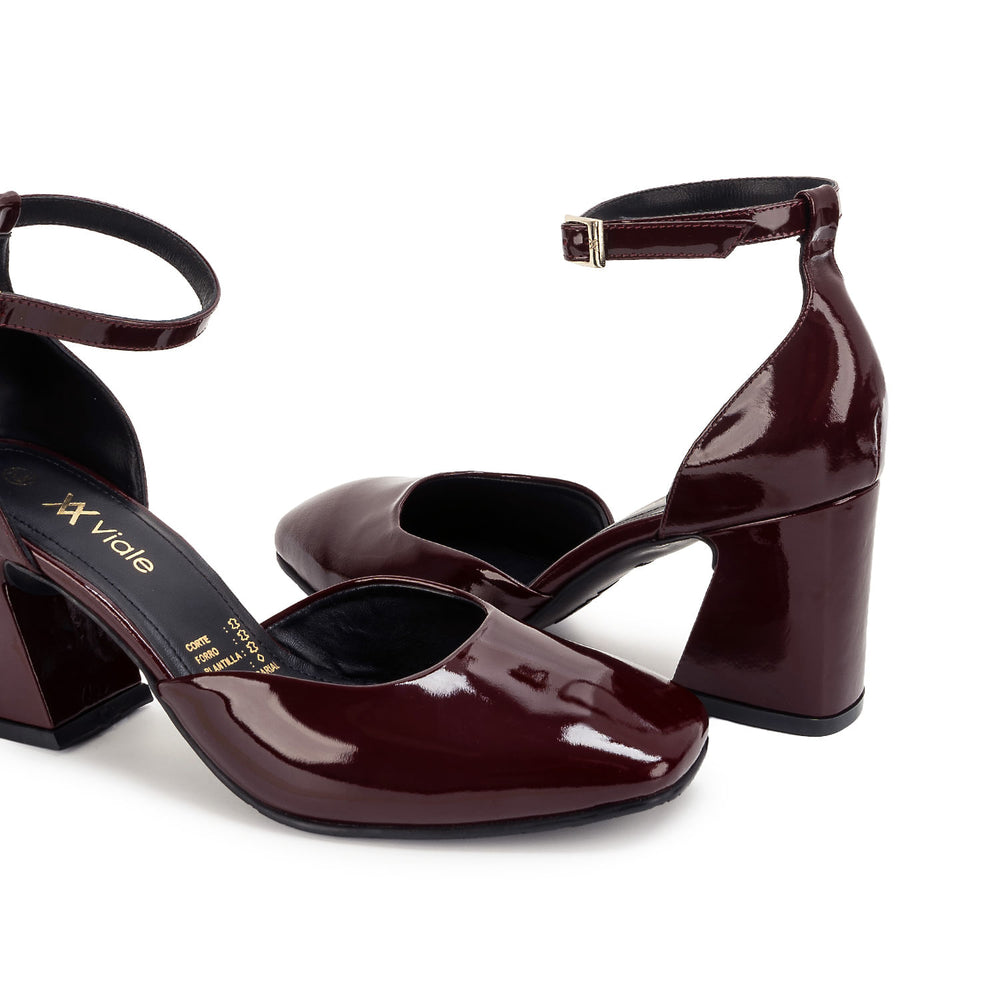 Zapato D'Orsay Vestir Vino