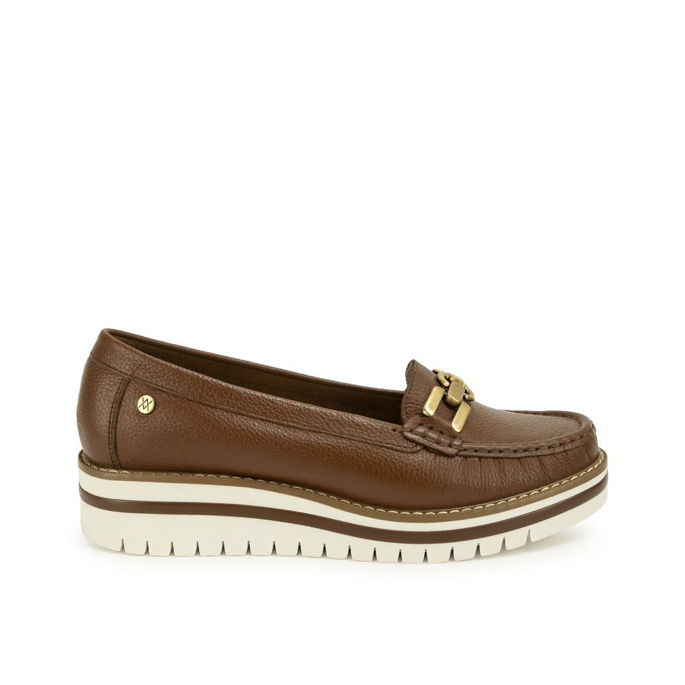 Zapato Mocasín Casual Tabaco