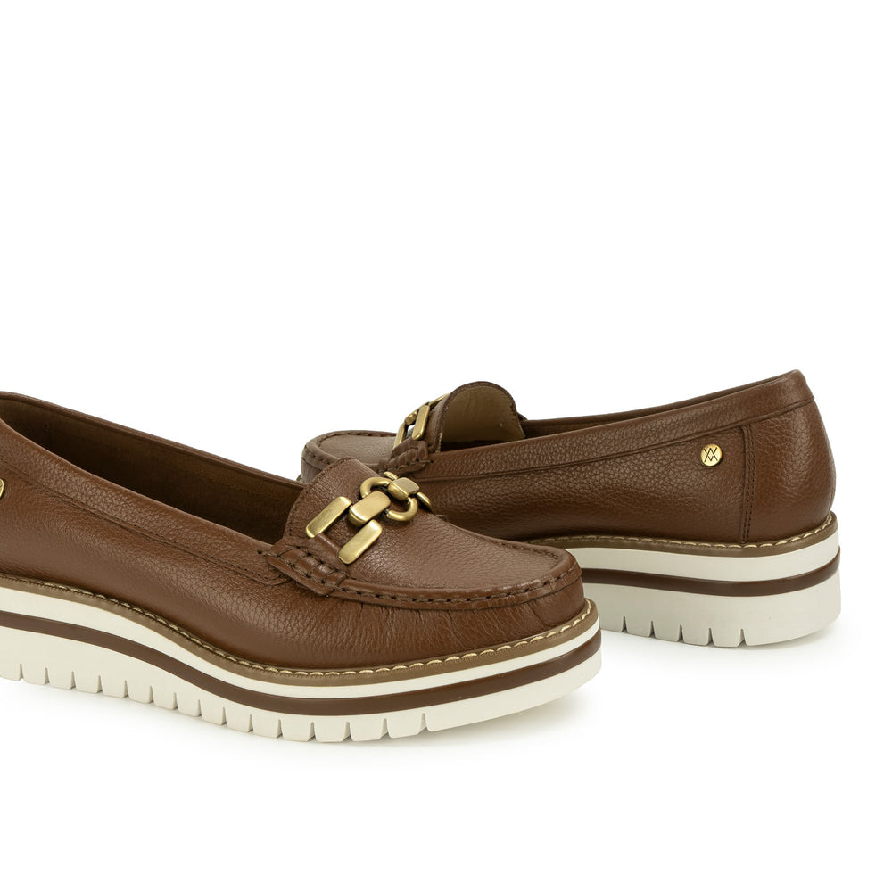 Zapato Mocasín Casual Tabaco