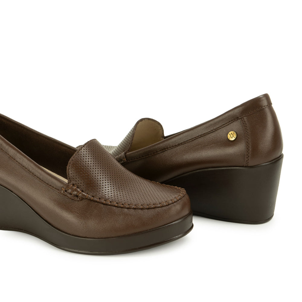 Zapato Mocasín Casual Marron