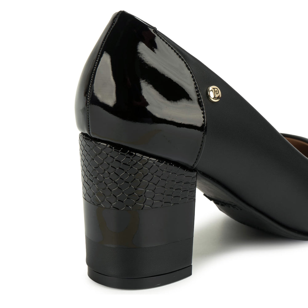 Zapato Stiletto Casual Negro