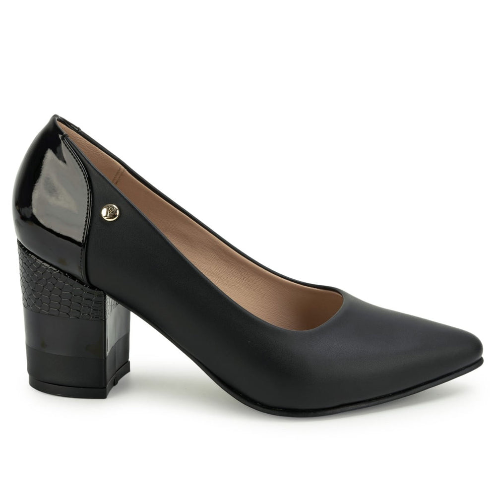 Zapato Stiletto Casual Negro