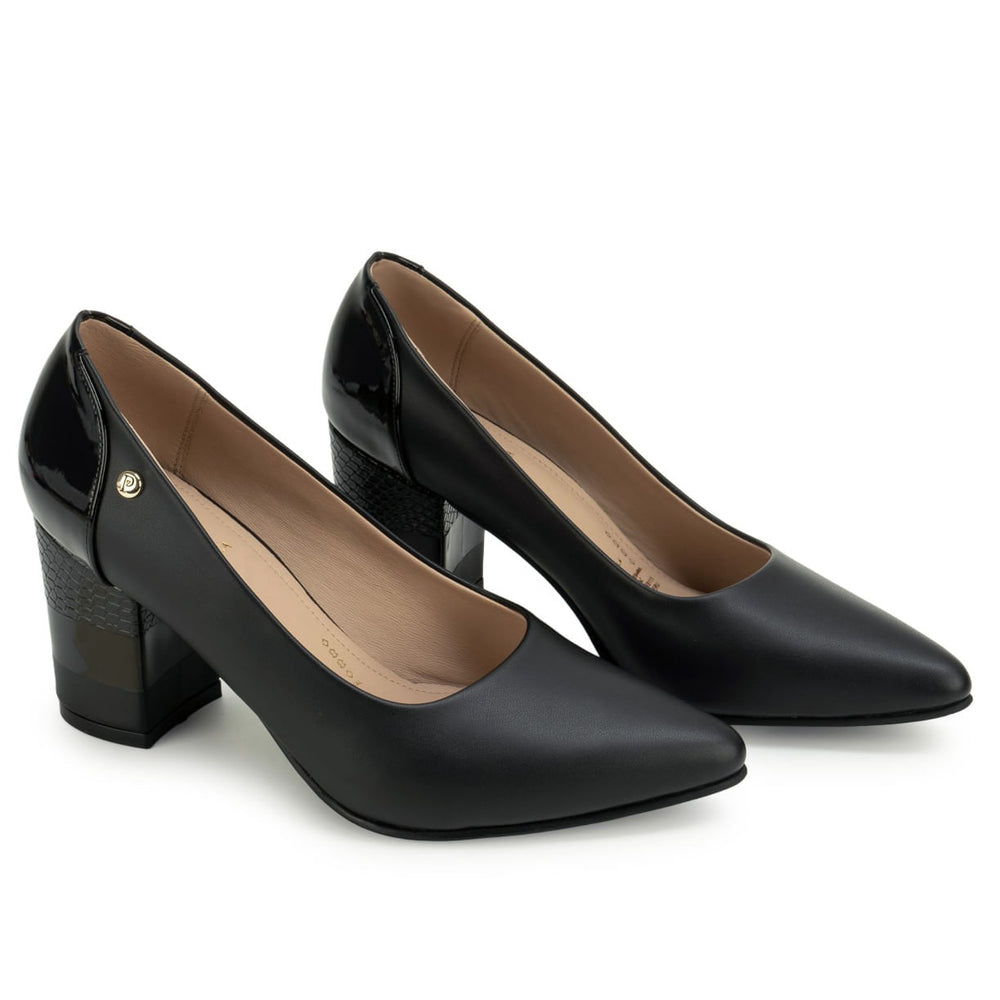 Zapato Stiletto Casual Negro