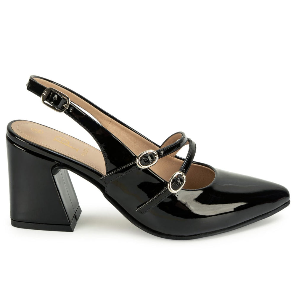 Zapato Stiletto Casual Negro
