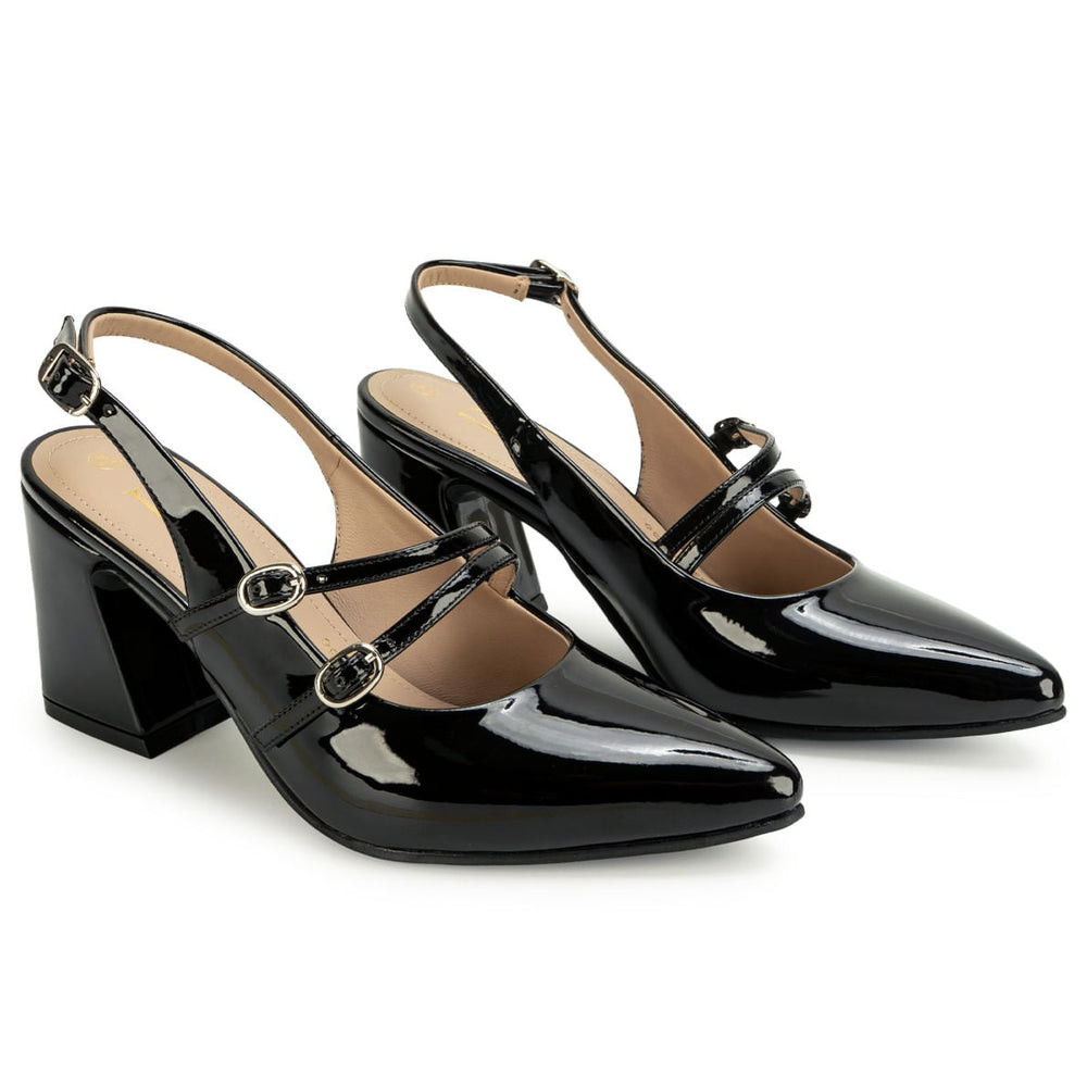 Zapato Stiletto Casual Negro