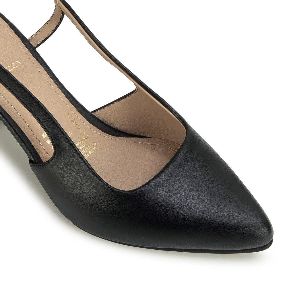 Zapato Stiletto Casual Negro