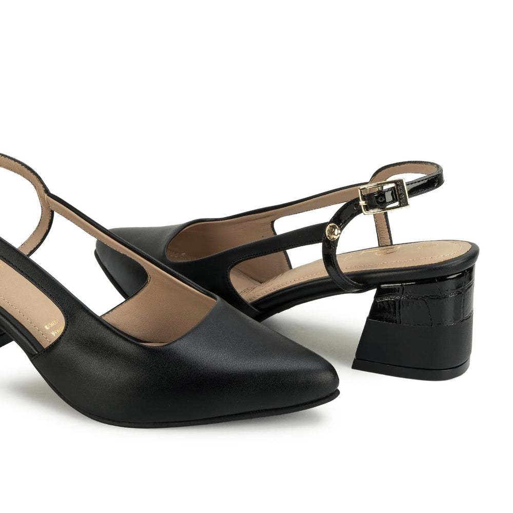 Zapato Stiletto Casual Negro