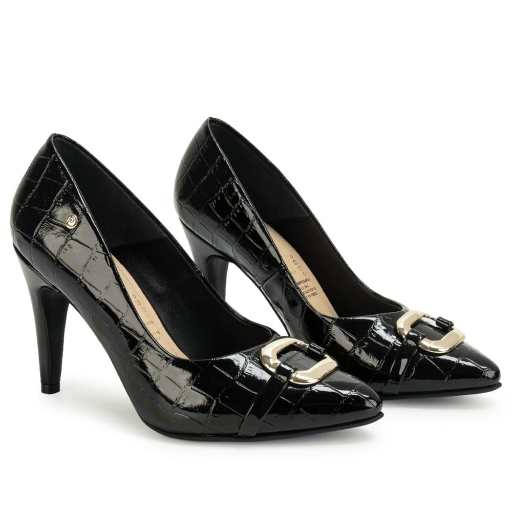 Zapato Stiletto Casual Negro