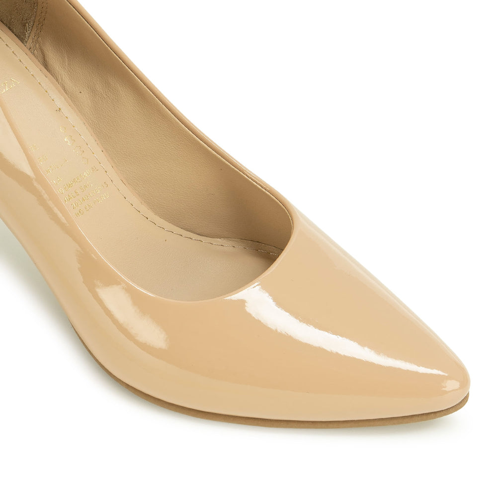 Zapato Stiletto Casual Beige