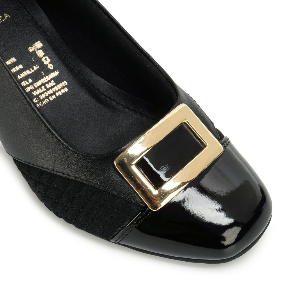 Zapato Stiletto Casual Negro