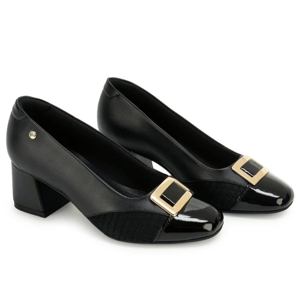 Zapato Stiletto Casual Negro