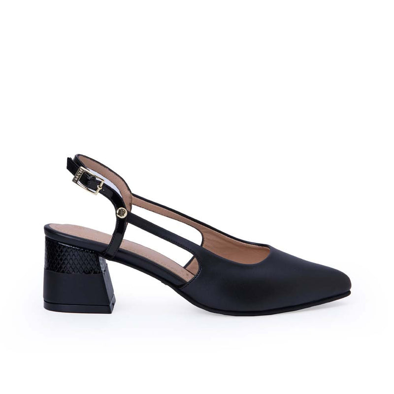 Zapato Stiletto Vestir Negro