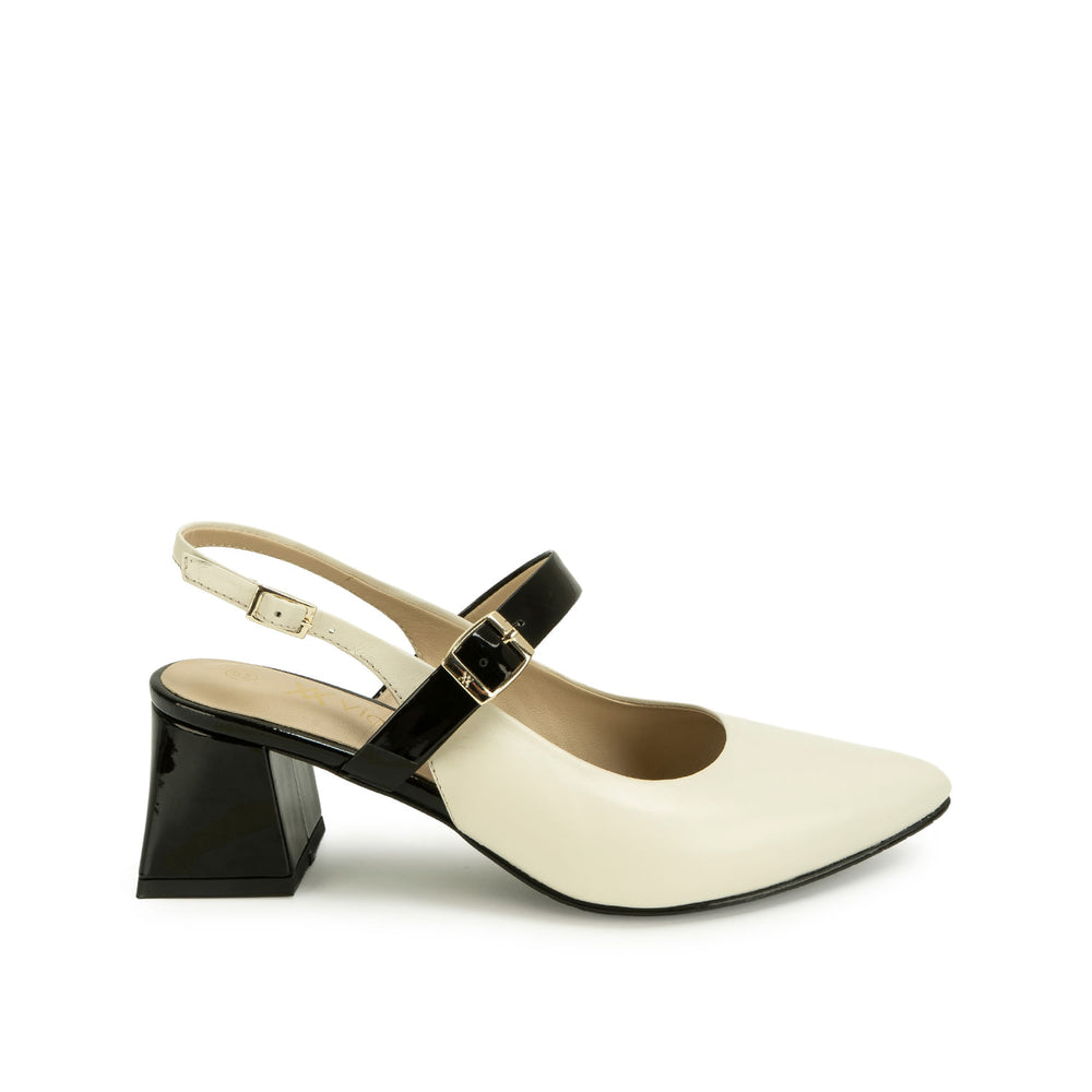 Zapato Stiletto Vestir Hueso