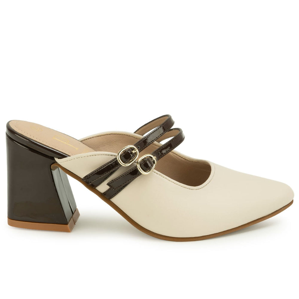 Zapato Sueco Casual Hueso