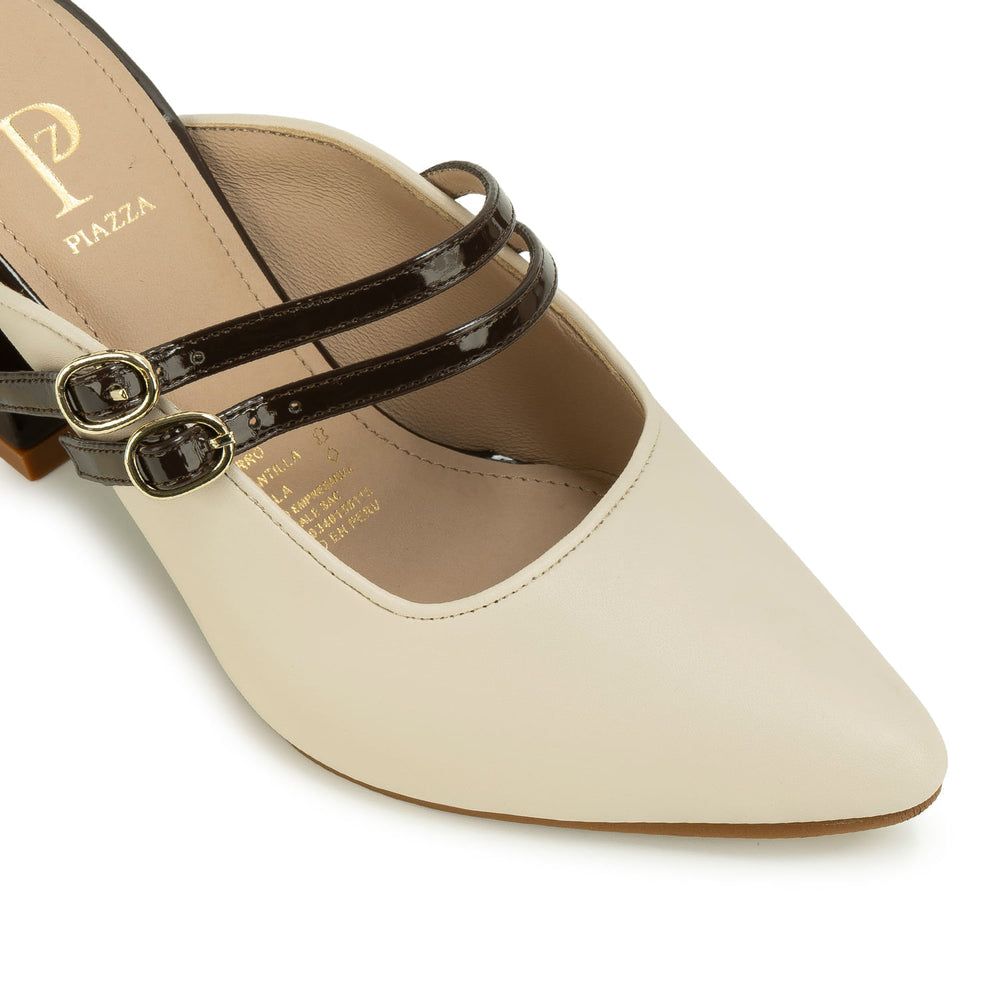 Zapato Sueco Casual Hueso