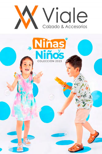 CATÁLOGO PARA NIÑOS Y NIÑAS DE CALZADO VIALE 2023
